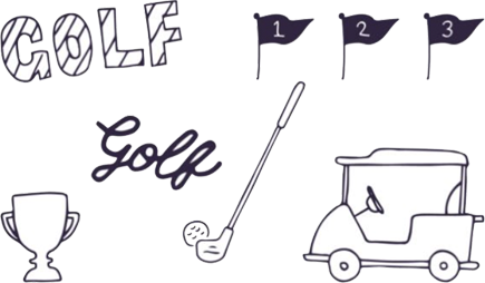 ゴルフレッスン動画のコンテンツのイメージ