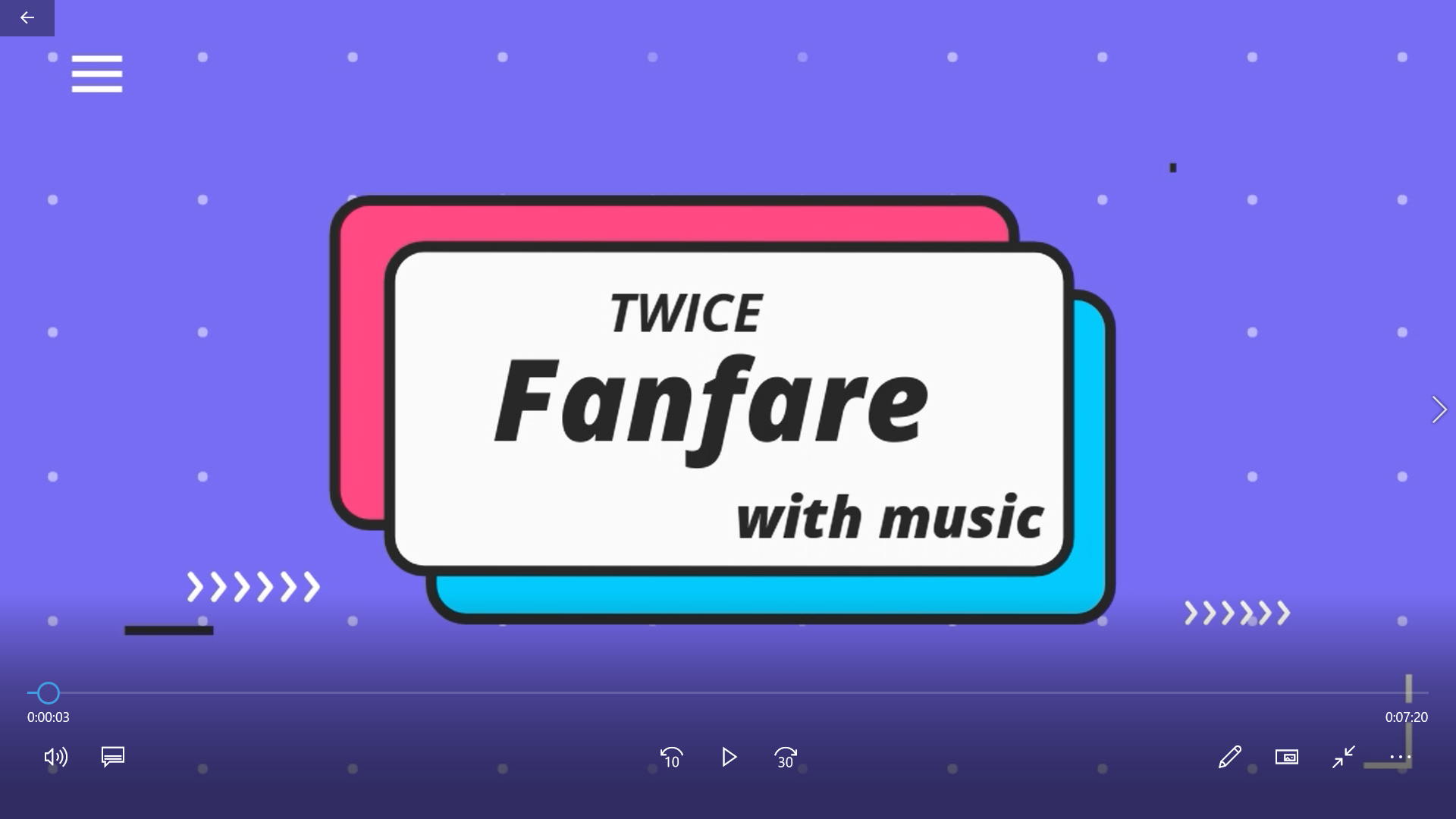 TWICE　Fanfare