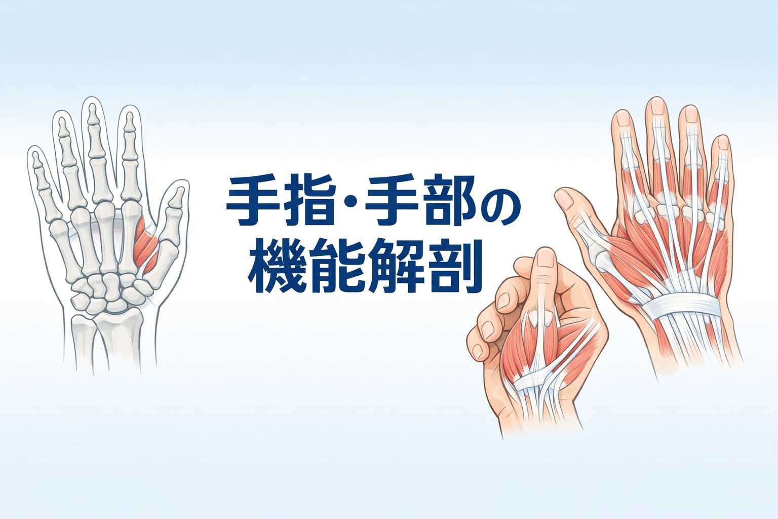 手指・手部の機能解剖